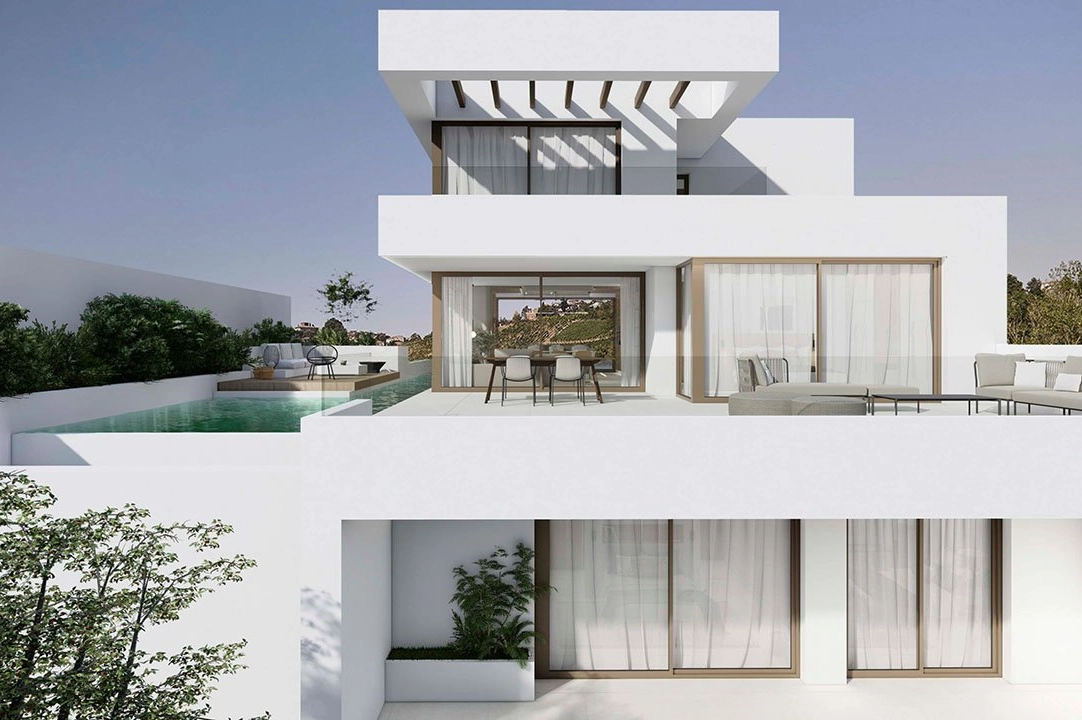 villa en Finestrat en vente, construit 336 m², estado nuevo, aire acondicionado, terrain 468 m², 3 chambre, 3 salle de bains, piscina, ref.: HA-FIN-390-E01-4