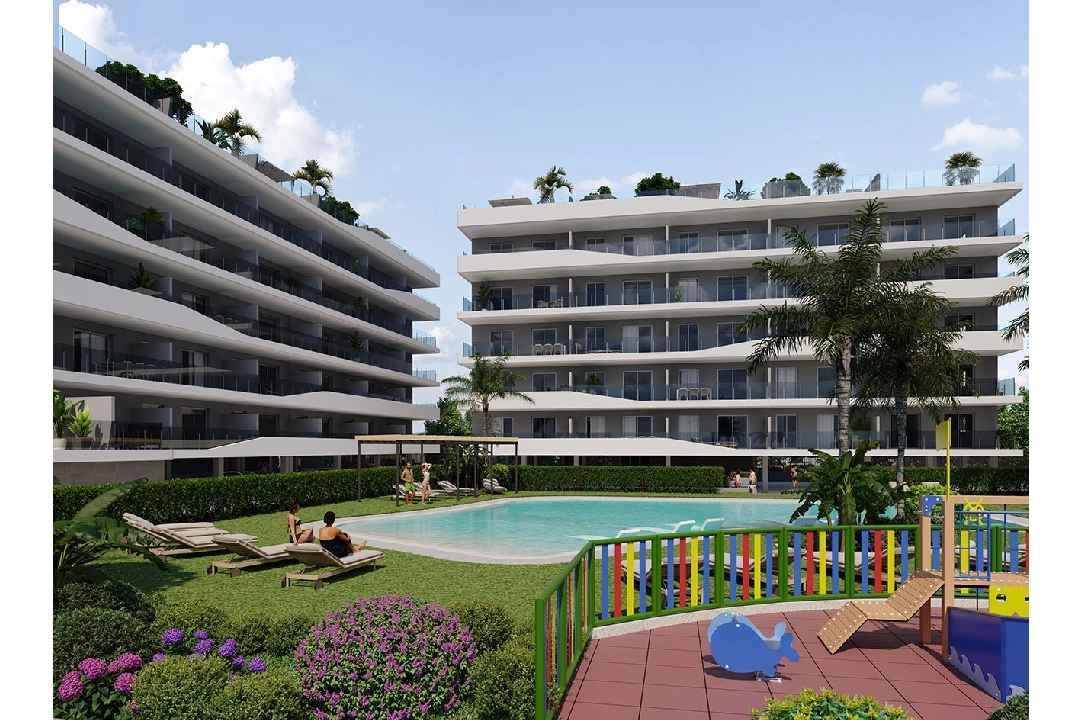 atico en Santa Pola en vente, construit 208 m², estado nuevo, 2 chambre, 2 salle de bains, piscina, ref.: HA-SPN-702-A03-3