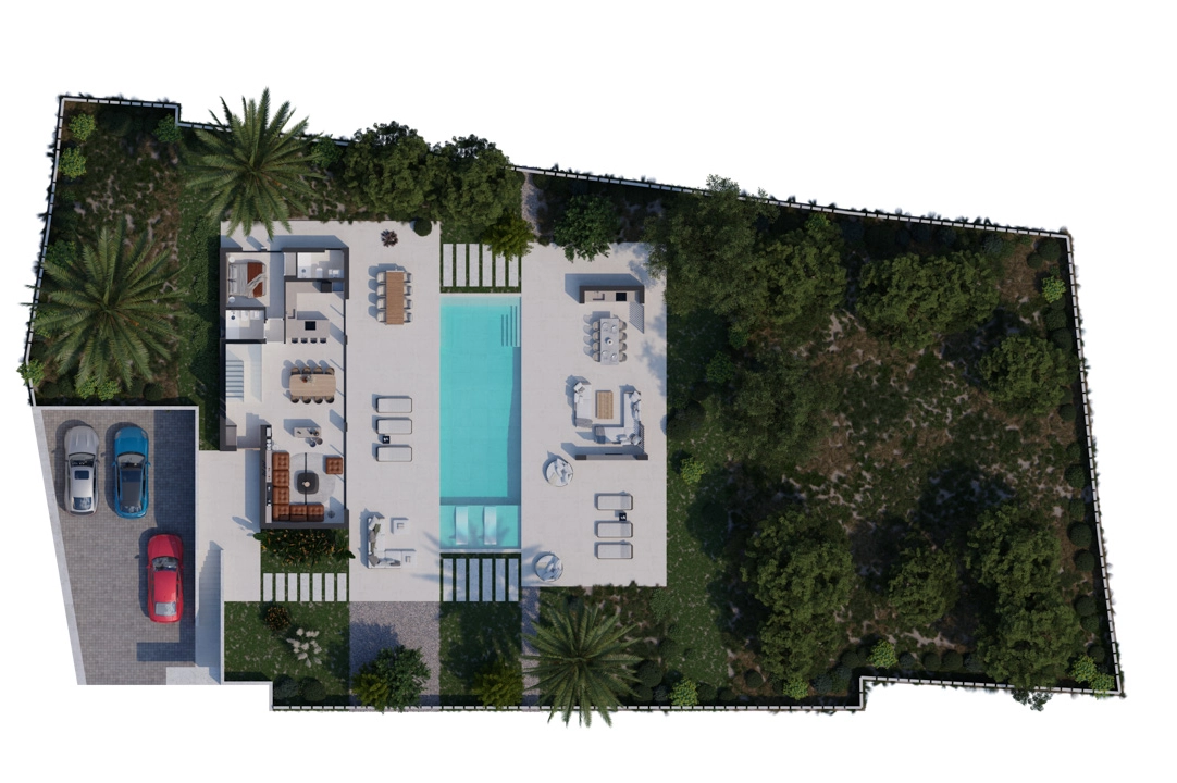 villa en Javea(Portichol) en vente, construit 510 m², aire acondicionado, terrain 1639 m², 4 chambre, 5 salle de bains, piscina, ref.: BP-4293JAV-16