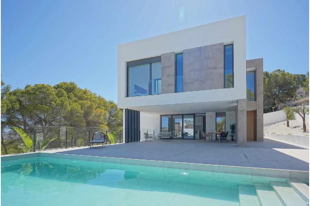 villa en Moraira(Benimeit) en vente, construit 560 m², aire acondicionado, terrain 800 m², 4 chambre, 4 salle de bains, piscina, ref.: BP-4305MOR-25