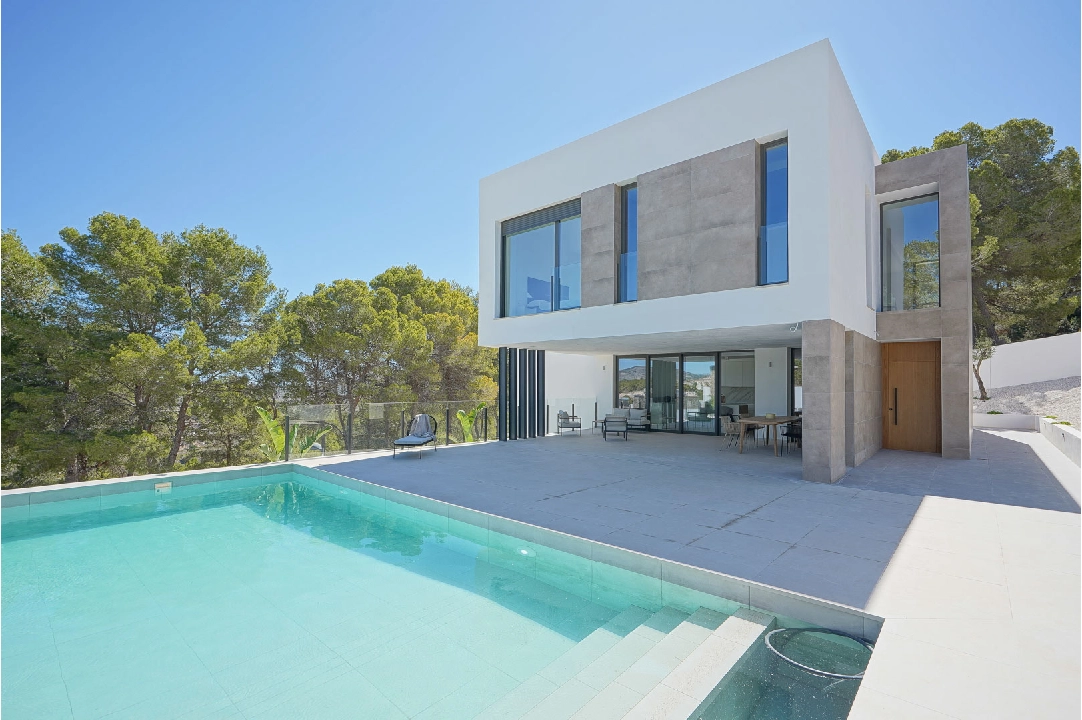 villa en Moraira(Benimeit) en vente, construit 560 m², aire acondicionado, terrain 800 m², 4 chambre, 4 salle de bains, piscina, ref.: BP-4305MOR-32