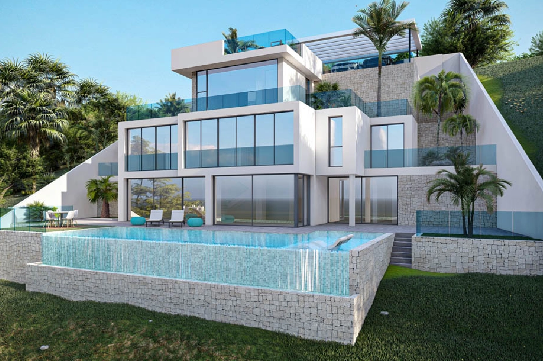 villa en Altea(Altea Hills) en vente, construit 560 m², aire acondicionado, terrain 817 m², 5 chambre, 5 salle de bains, piscina, ref.: BP-7012ALT-10