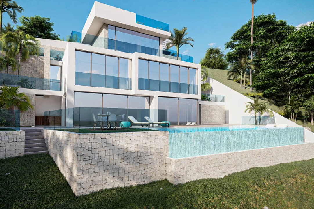 villa en Altea(Altea Hills) en vente, construit 560 m², aire acondicionado, terrain 817 m², 5 chambre, 5 salle de bains, piscina, ref.: BP-7012ALT-2