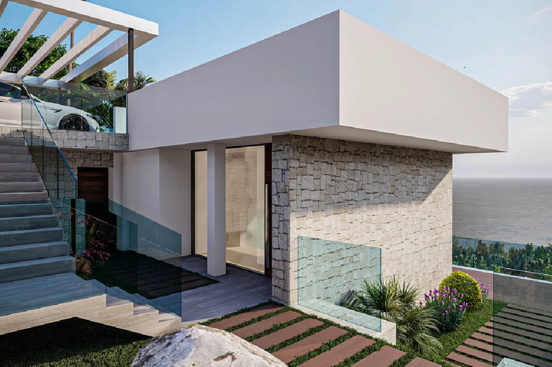 villa en Altea(Altea Hills) en vente, construit 560 m², aire acondicionado, terrain 817 m², 5 chambre, 5 salle de bains, piscina, ref.: BP-7012ALT-4