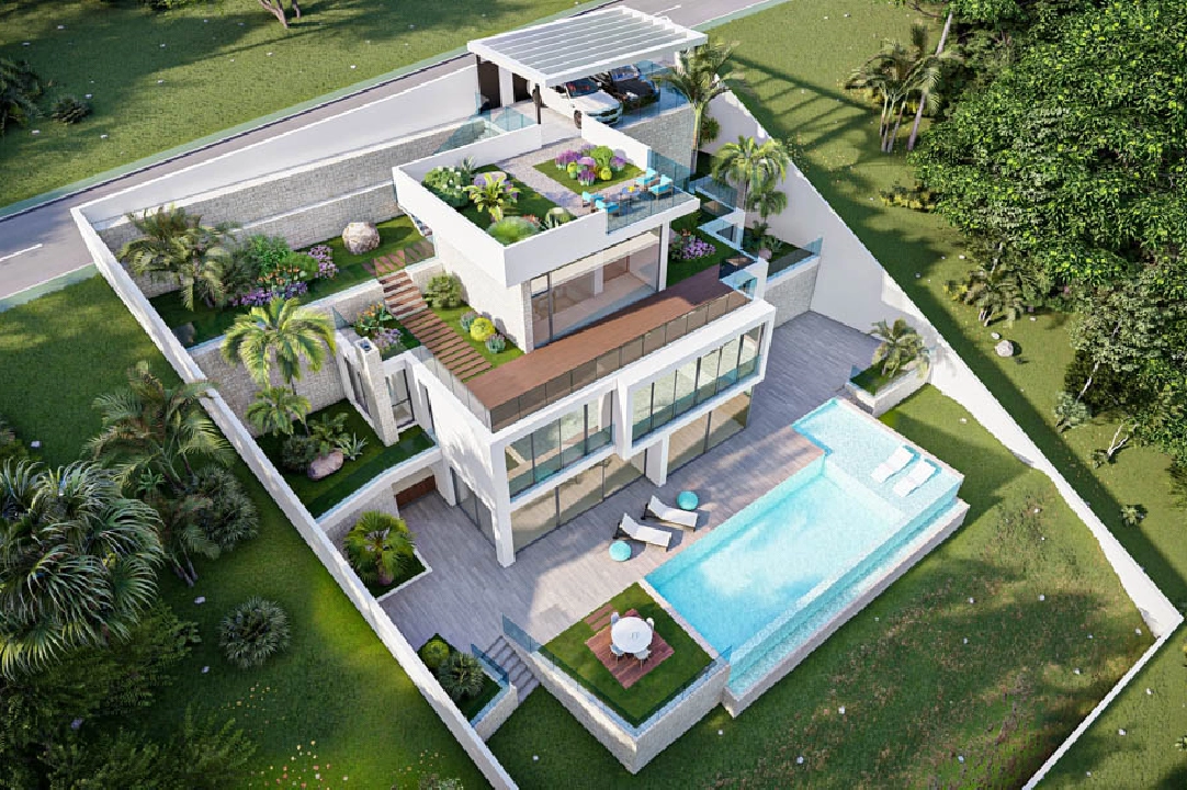 villa en Altea(Altea Hills) en vente, construit 560 m², aire acondicionado, terrain 817 m², 5 chambre, 5 salle de bains, piscina, ref.: BP-7012ALT-6