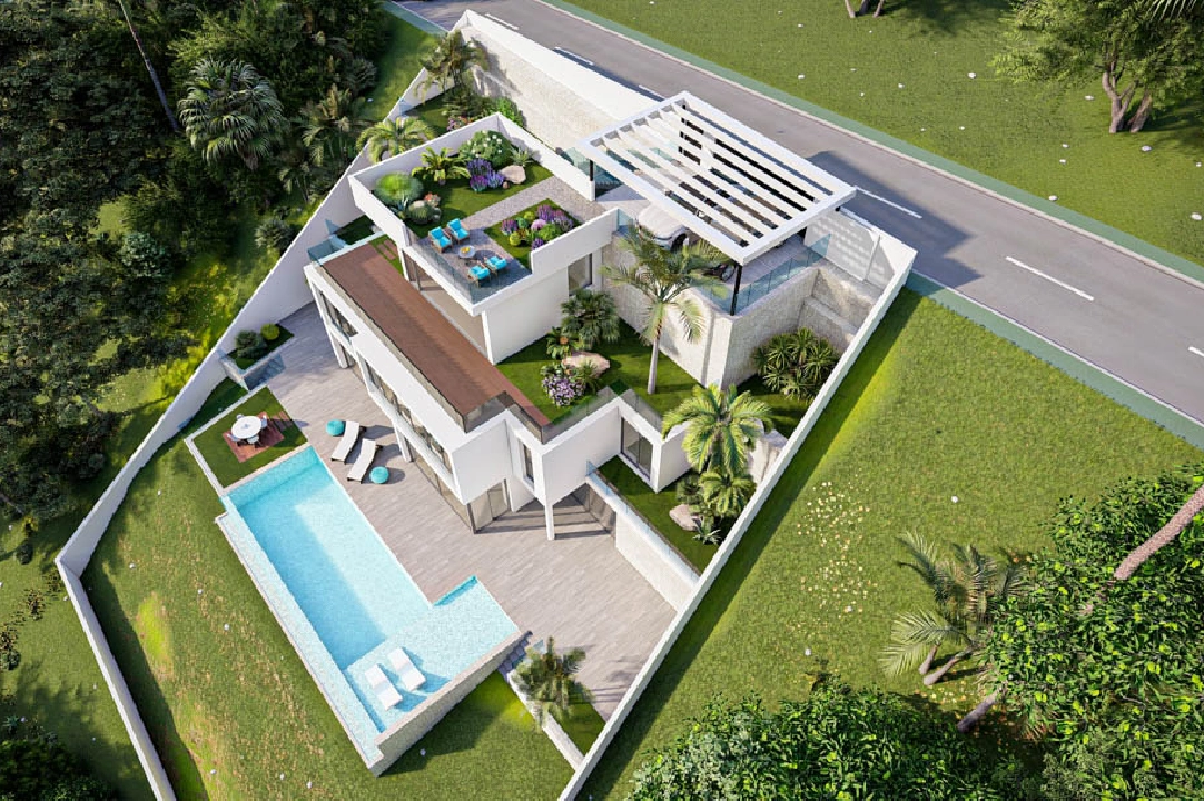 villa en Altea(Altea Hills) en vente, construit 560 m², aire acondicionado, terrain 817 m², 5 chambre, 5 salle de bains, piscina, ref.: BP-7012ALT-8