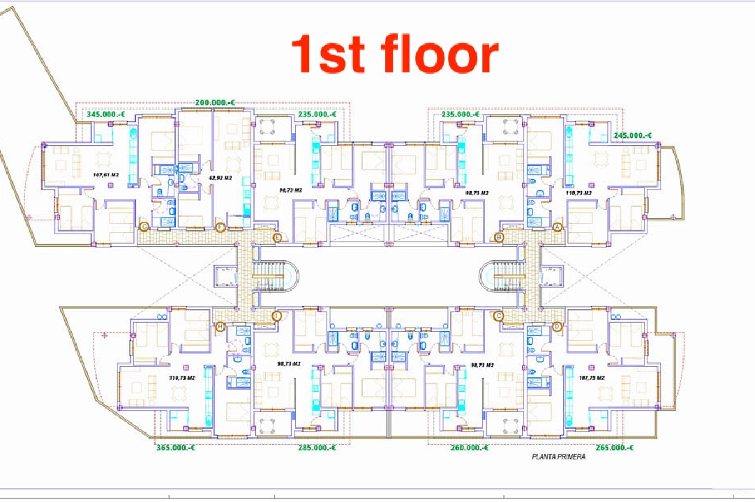 appartement en Vilajoyosa(Urb. Paraiso) en vente, construit 63 m², aire acondicionado, terrain 63 m², 2 chambre, 1 salle de bains, ref.: BP-7019VIL-17