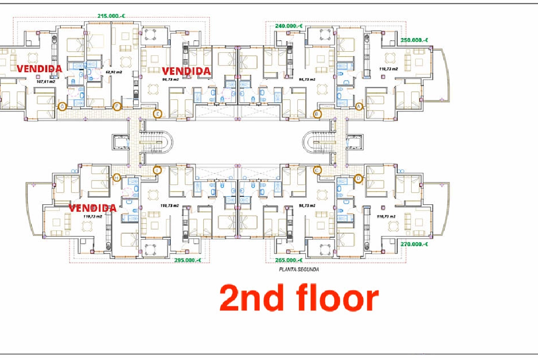 appartement en Vilajoyosa(Urb. Paraiso) en vente, construit 63 m², aire acondicionado, terrain 63 m², 2 chambre, 1 salle de bains, ref.: BP-7019VIL-18