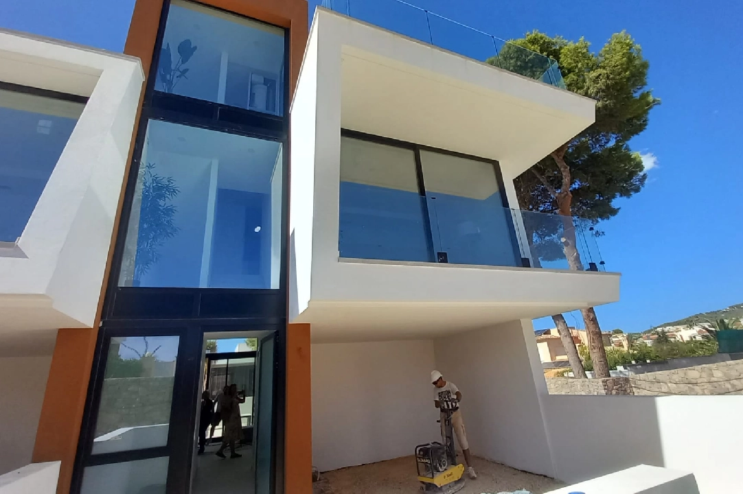 villa en Calpe en vente, construit 132 m², aire acondicionado, terrain 141 m², 3 chambre, 3 salle de bains, piscina, ref.: BI-CA.H-460-1