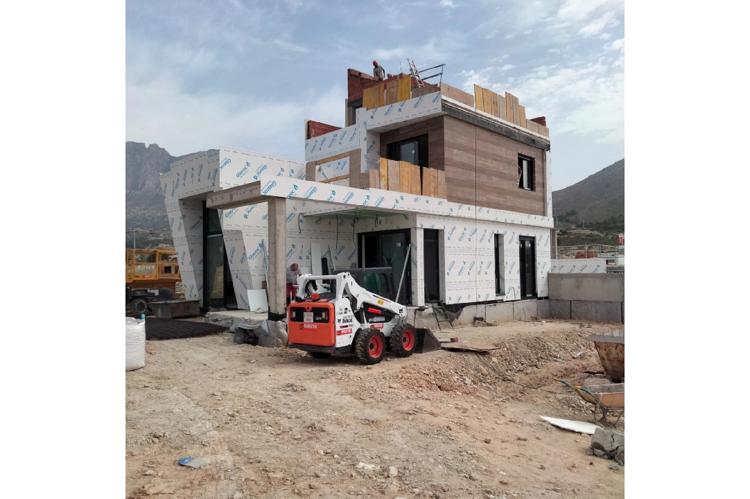 villa en Finestrat en vente, construit 163 m², ano de construccion 2023, aire acondicionado, terrain 346 m², 3 chambre, 3 salle de bains, piscina, ref.: BI-AL.H-030-17