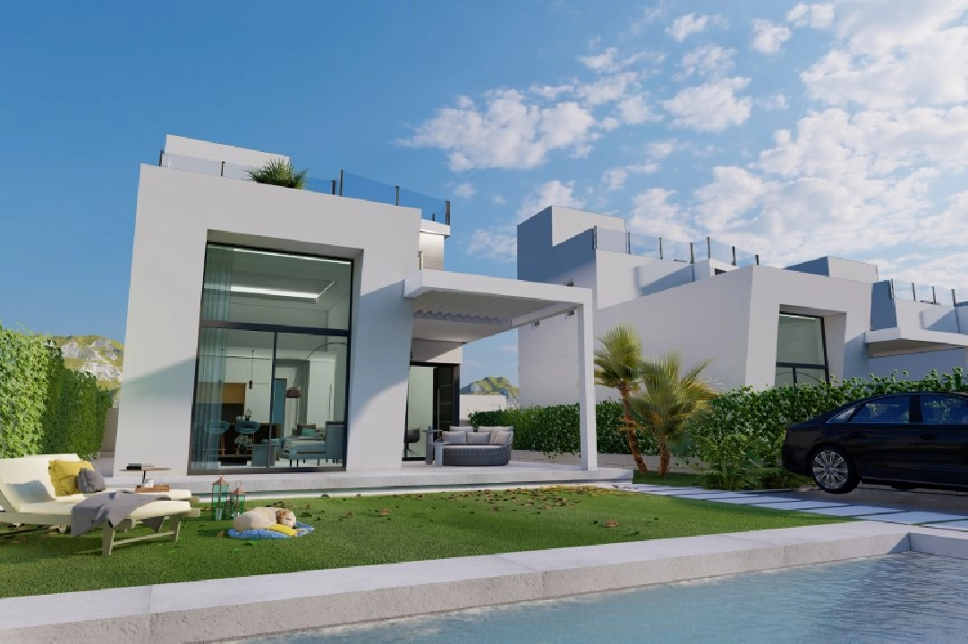 villa en Finestrat en vente, construit 163 m², ano de construccion 2023, aire acondicionado, terrain 346 m², 3 chambre, 3 salle de bains, piscina, ref.: BI-AL.H-030-2