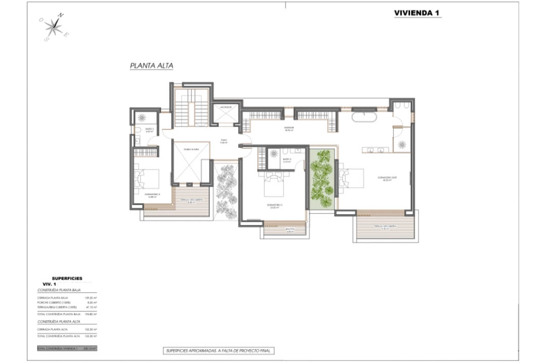 villa en Albir en vente, construit 494 m², aire acondicionado, terrain 683 m², 4 chambre, 4 salle de bains, piscina, ref.: BP-7023ALB-14