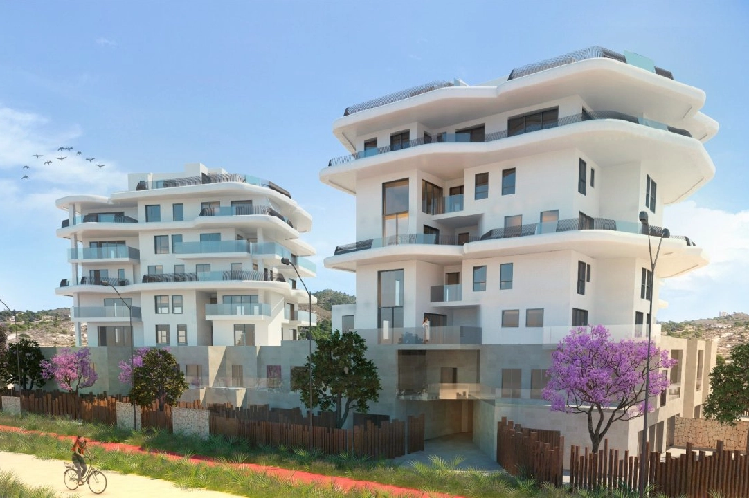 appartement en Villajoyosa(1a linea) en vente, construit 92 m², aire acondicionado, 2 chambre, 2 salle de bains, piscina, ref.: AM-519DA-3700-16