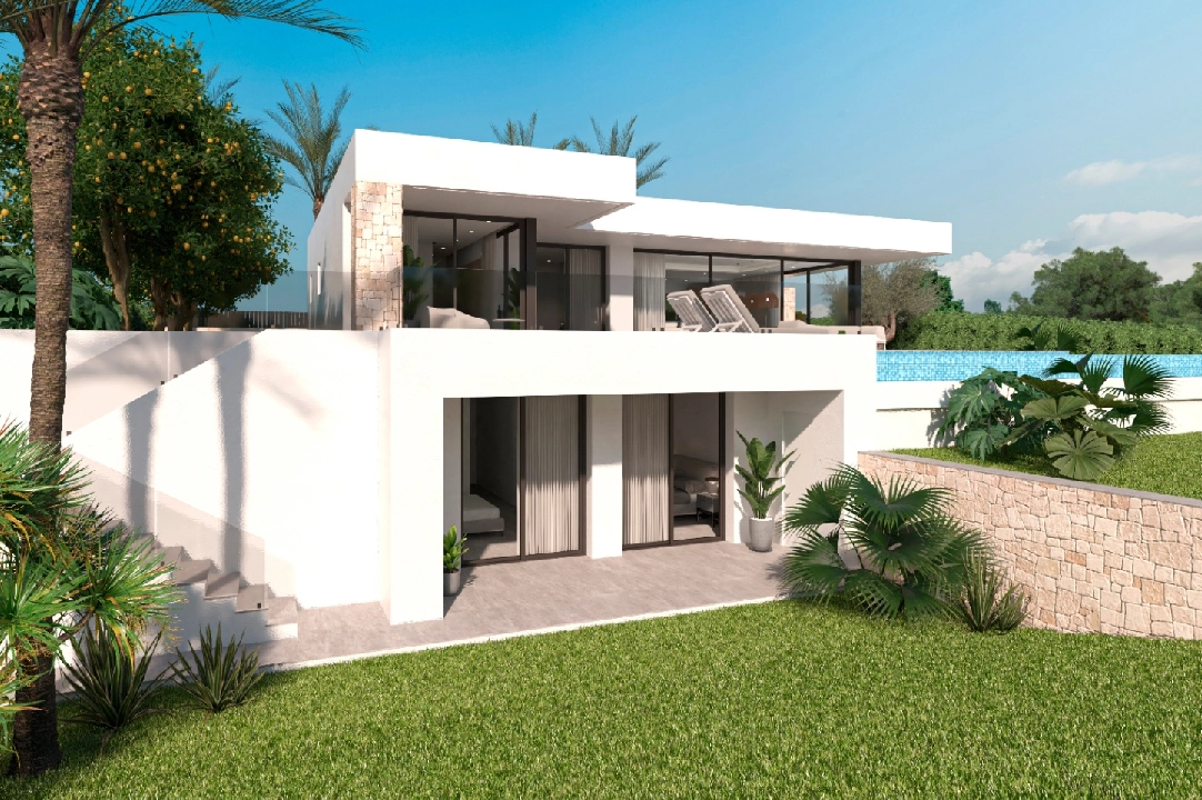 villa en Denia(Marquesa 6) en vente, construit 266 m², aire acondicionado, terrain 999 m², 4 chambre, 4 salle de bains, piscina, ref.: UM-UV-PITO-14