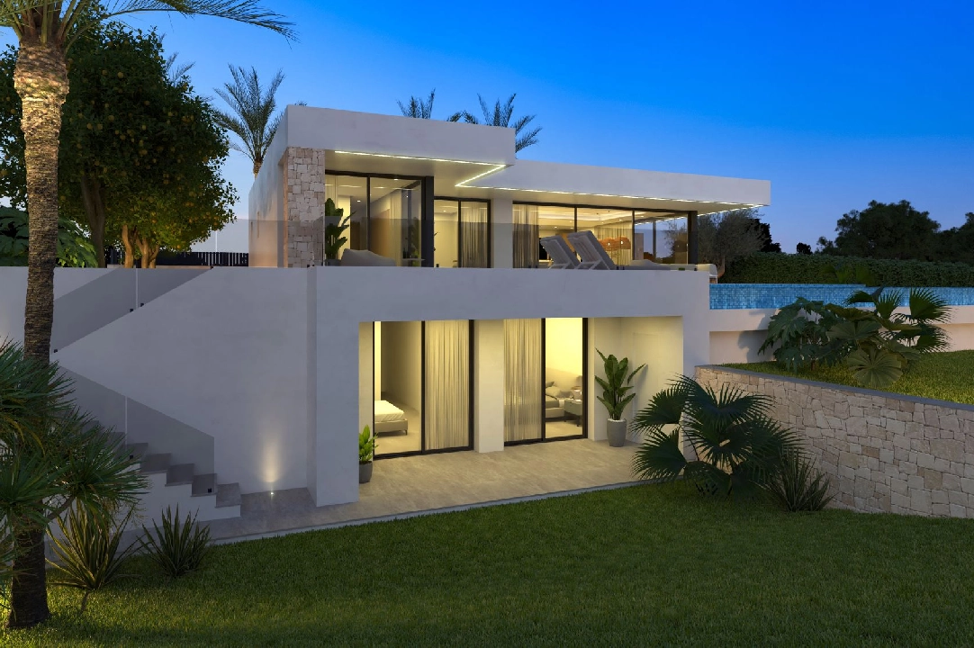 villa en Denia(Marquesa 6) en vente, construit 266 m², aire acondicionado, terrain 999 m², 4 chambre, 4 salle de bains, piscina, ref.: UM-UV-PITO-7