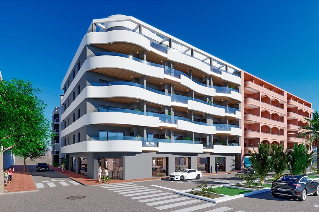 apartamento en la planta superior en Torrevieja en vente, construit 82 m², estado nuevo, 2 chambre, 2 salle de bains, piscina, ref.: HA-TON-203-A01-1