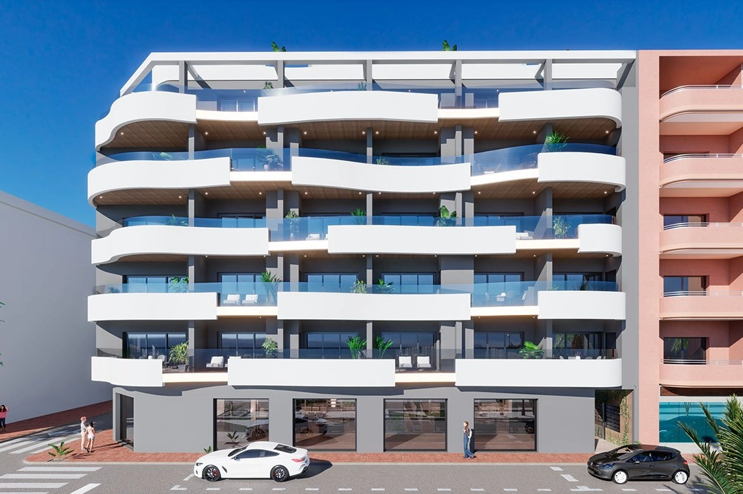 apartamento en la planta superior en Torrevieja en vente, construit 82 m², estado nuevo, 2 chambre, 2 salle de bains, piscina, ref.: HA-TON-203-A01-4