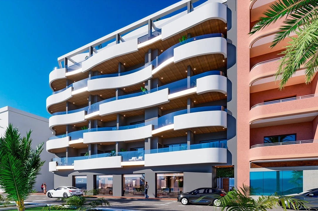 apartamento en la planta superior en Torrevieja en vente, construit 82 m², estado nuevo, 2 chambre, 2 salle de bains, piscina, ref.: HA-TON-203-A01-5