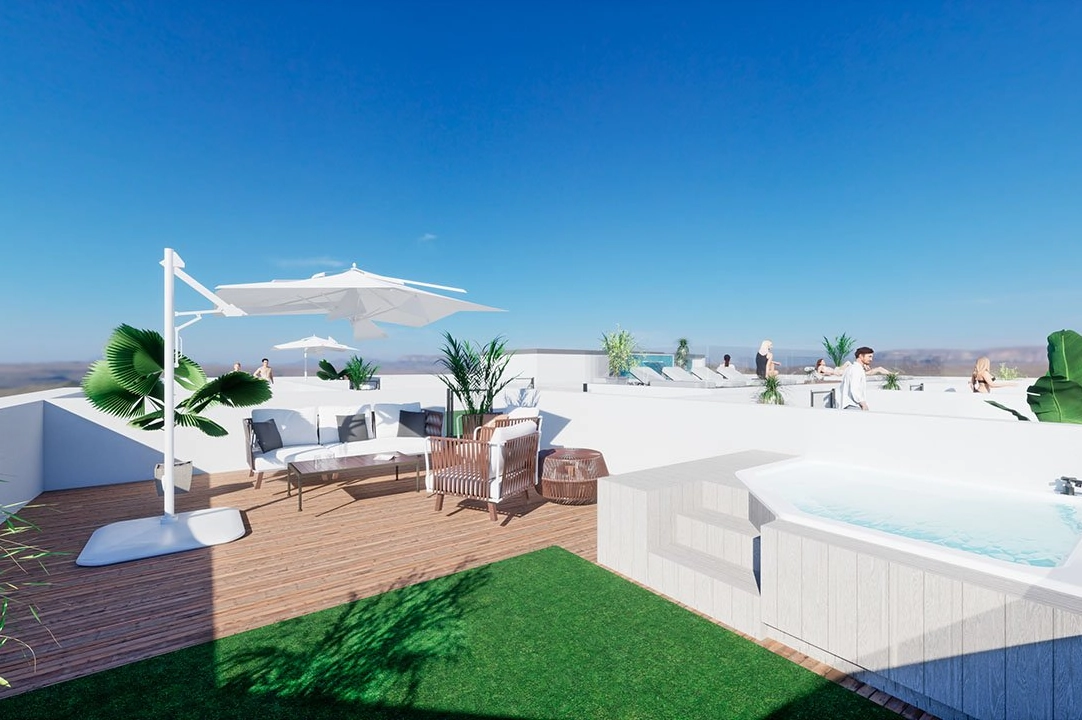 atico en Torrevieja en vente, construit 121 m², estado nuevo, 3 chambre, 2 salle de bains, piscina, ref.: HA-TON-203-A04-9