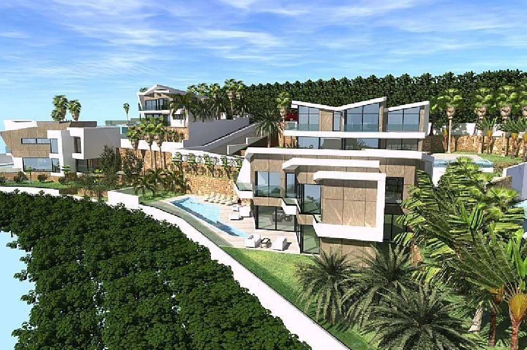 villa en Calpe(Urbanizaciones) en vente, construit 350 m², aire acondicionado, terrain 835 m², 4 chambre, 3 salle de bains, ref.: AM-1119DA-3700-1