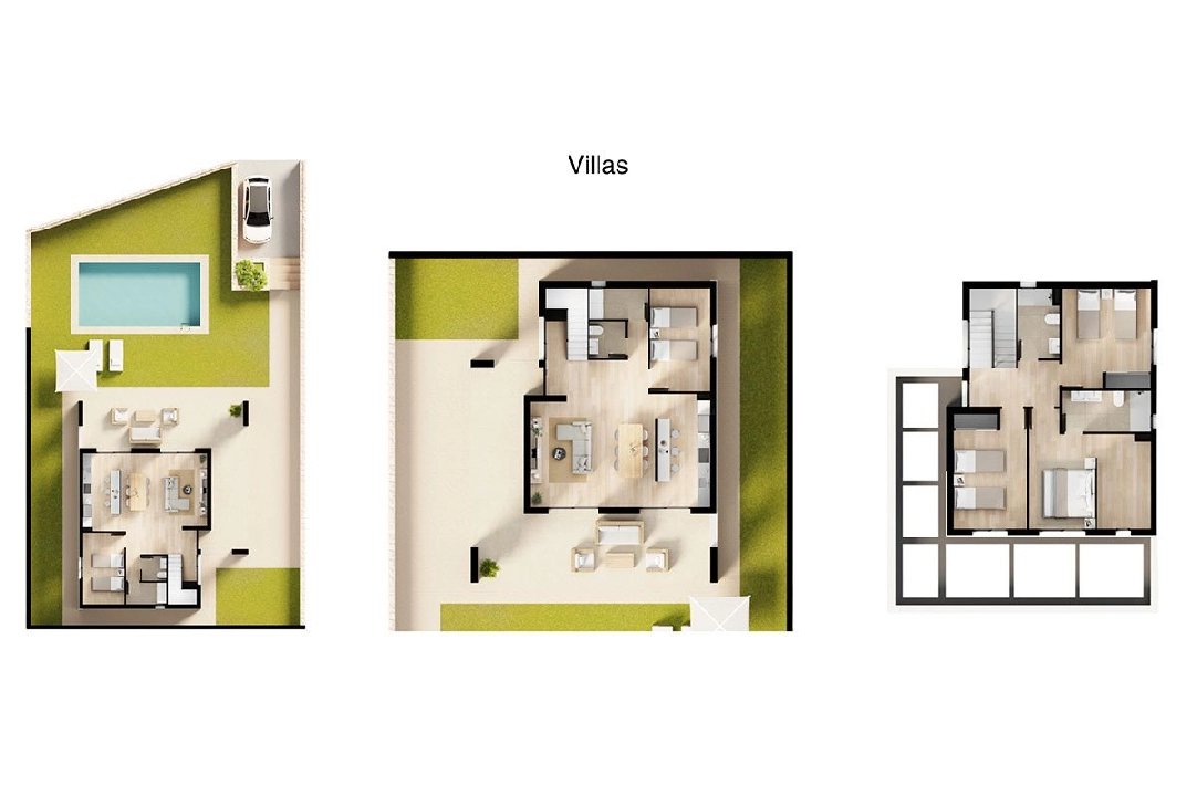 villa en Finestrat en vente, construit 183 m², estado nuevo, aire acondicionado, terrain 384 m², 4 chambre, 2 salle de bains, ref.: HA-FIN-380-E01-15