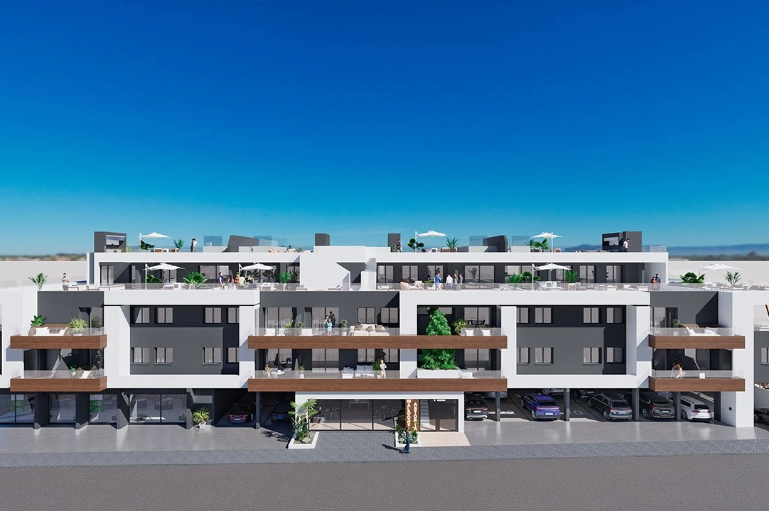 apartamento en la planta superior en Benijofar en vente, construit 147 m², estado nuevo, 3 chambre, 2 salle de bains, piscina, ref.: HA-BNN-331-A02-12