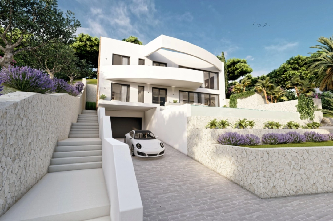 villa en Altea en vente, construit 540 m², ano de construccion 2024, aire acondicionado, terrain 1270 m², 4 chambre, 4 salle de bains, piscina, ref.: BI-AL.H-031-16