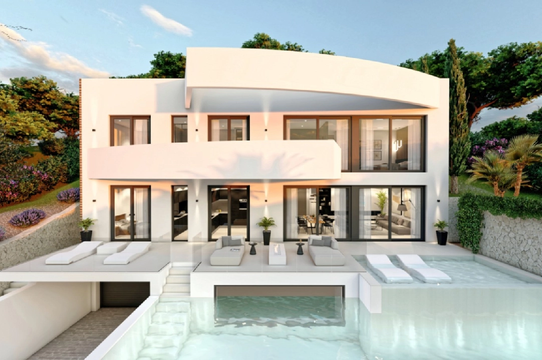 villa en Altea en vente, construit 540 m², ano de construccion 2024, aire acondicionado, terrain 1270 m², 4 chambre, 4 salle de bains, piscina, ref.: BI-AL.H-031-18