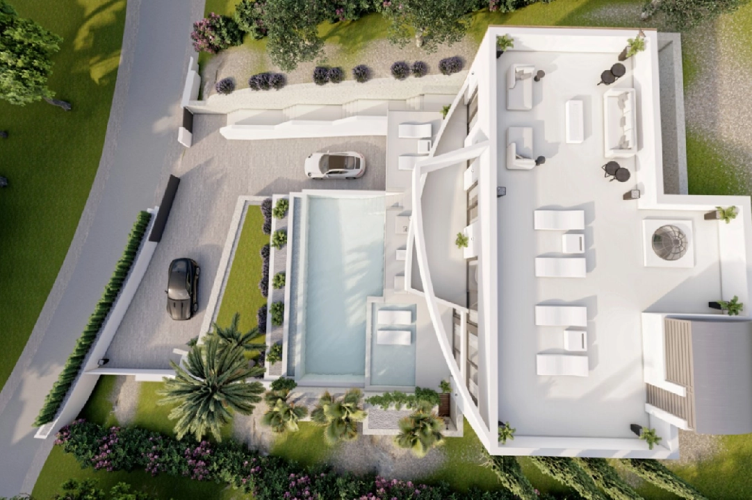 villa en Altea en vente, construit 540 m², ano de construccion 2024, aire acondicionado, terrain 1270 m², 4 chambre, 4 salle de bains, piscina, ref.: BI-AL.H-031-3