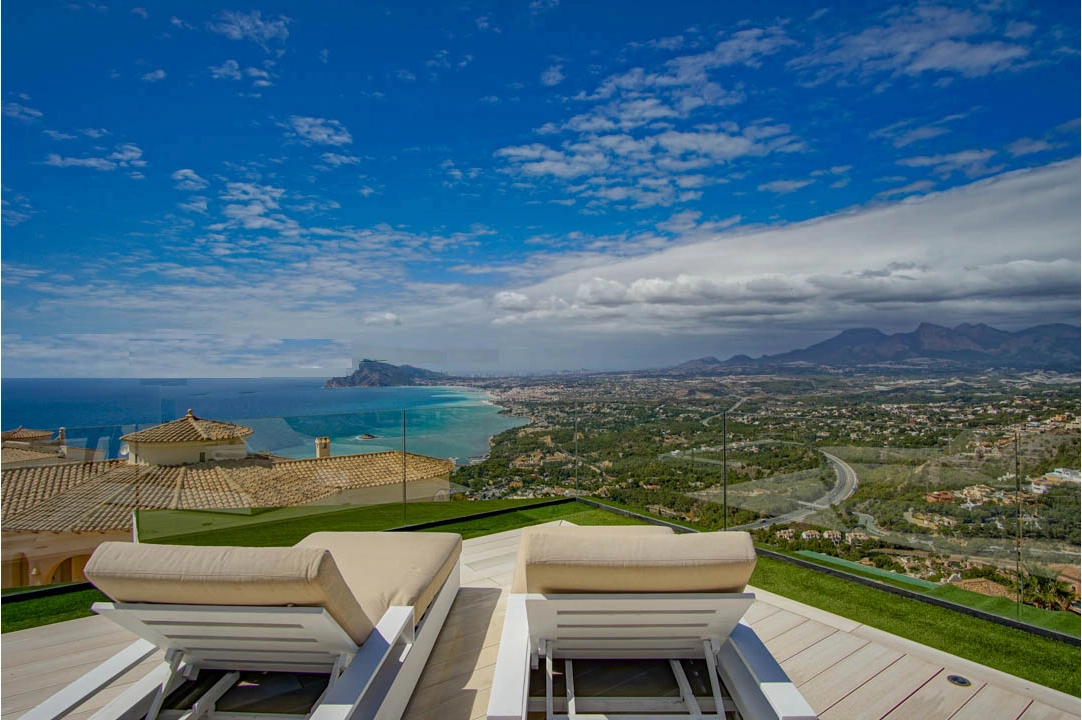 villa en Altea(Altea Hills) en vente, construit 547 m², aire acondicionado, terrain 908 m², 6 chambre, 5 salle de bains, piscina, ref.: BP-7056ALT-1