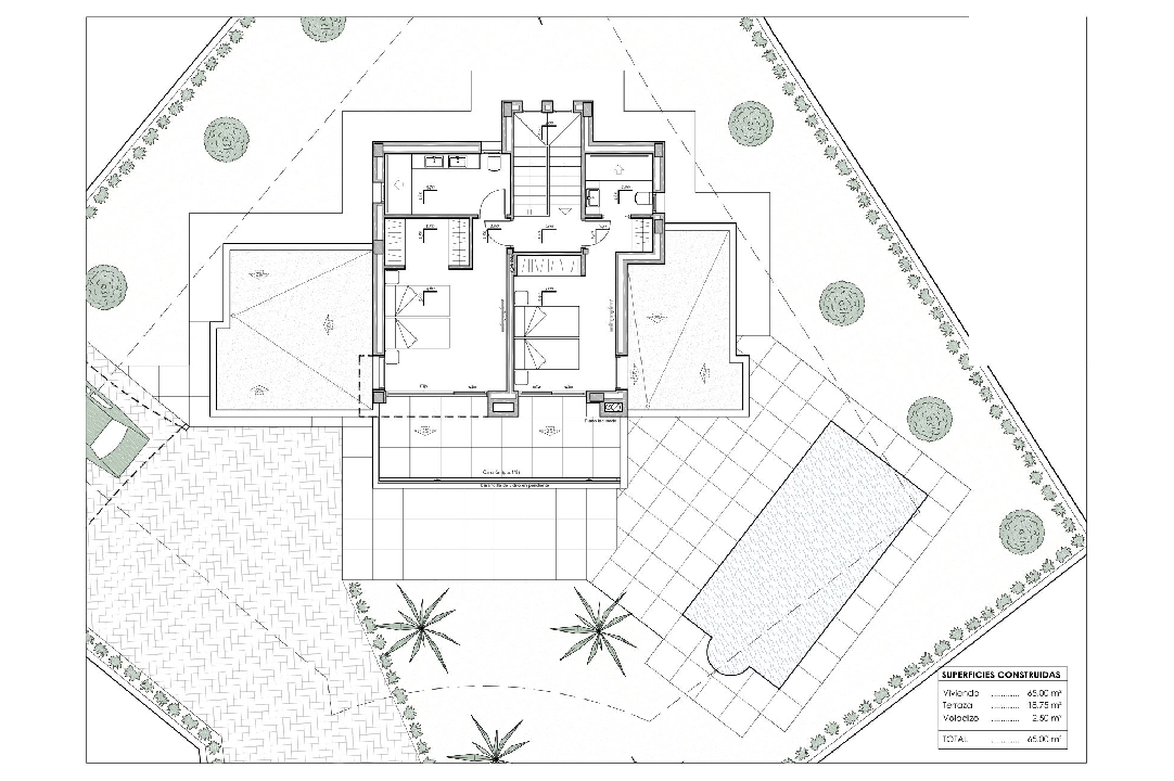 villa en Benissa(La Fustera) en vente, construit 284 m², aire acondicionado, terrain 725 m², 3 chambre, 3 salle de bains, piscina, ref.: BI-BE.H-903-7