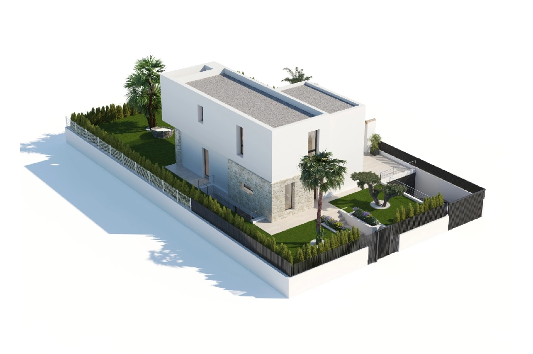 villa en Finestrat en vente, construit 282 m², ano de construccion 2023, + KLIMA, aire acondicionado, terrain 482 m², 3 chambre, 3 salle de bains, piscina, ref.: BI-AL.H-032-13