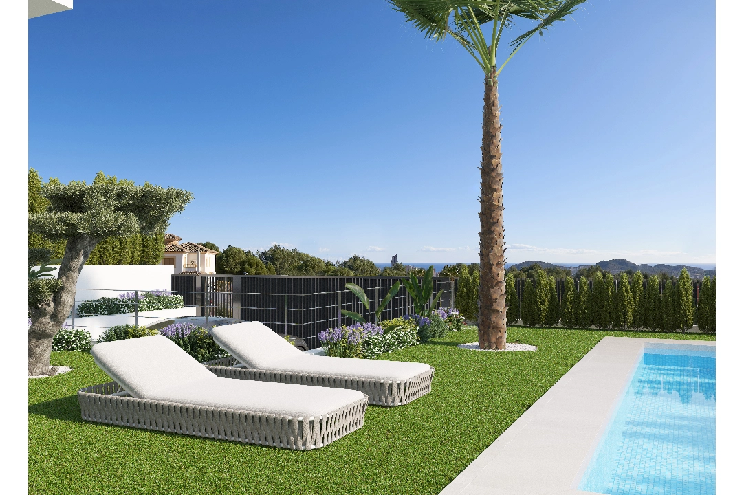 villa en Finestrat en vente, construit 235 m², ano de construccion 2024, + KLIMA, aire acondicionado, terrain 447 m², 3 chambre, 3 salle de bains, piscina, ref.: BI-AL.H-034-8