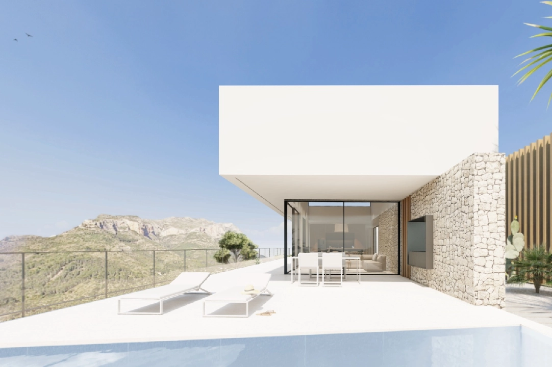 villa en Denia en vente, construit 176 m², ano de construccion 2023, aire acondicionado, terrain 1514 m², 3 chambre, 3 salle de bains, piscina, ref.: BI-DE.H-008-12