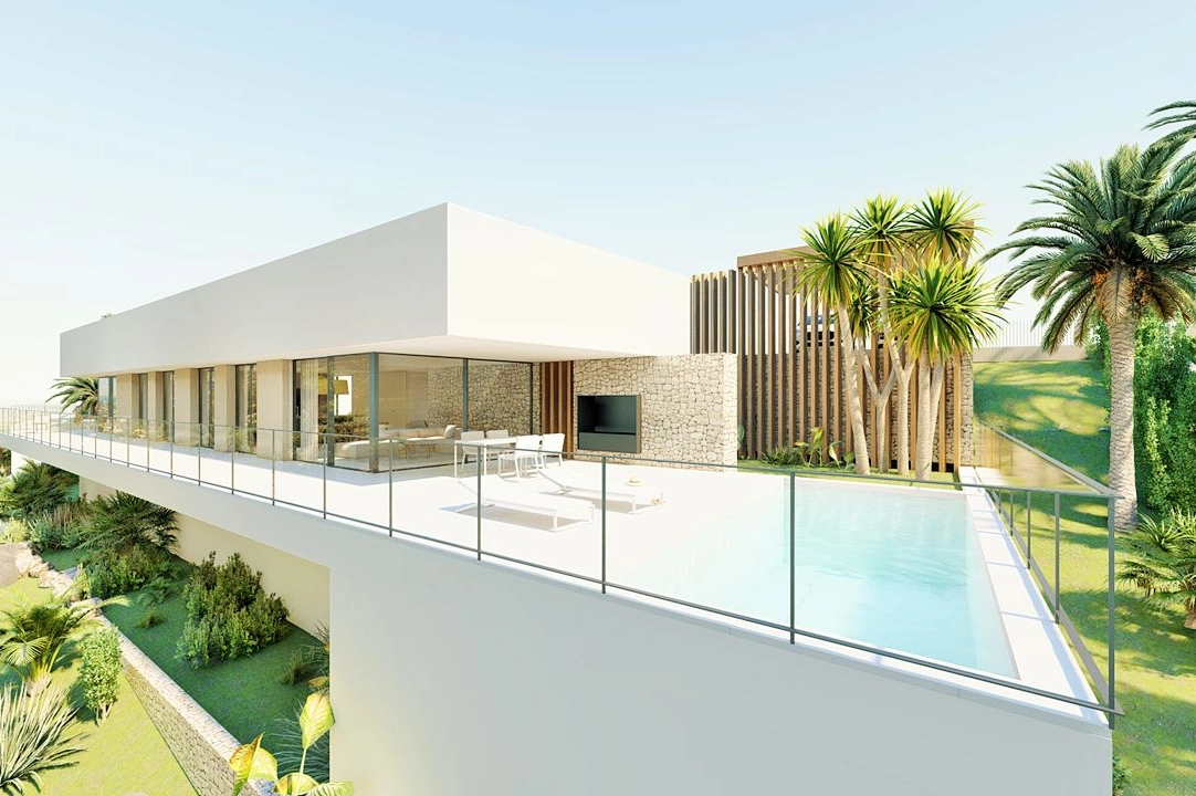 villa en Denia en vente, construit 176 m², ano de construccion 2023, aire acondicionado, terrain 1514 m², 3 chambre, 3 salle de bains, piscina, ref.: BI-DE.H-008-15