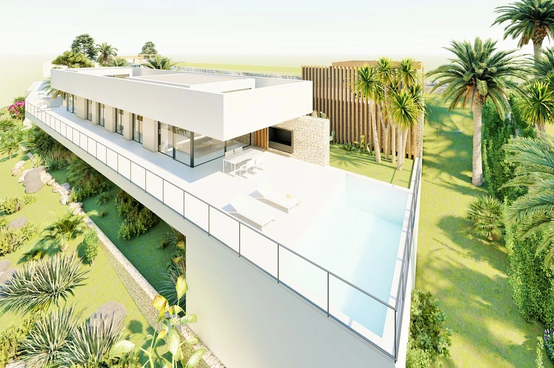 villa en Denia en vente, construit 176 m², ano de construccion 2023, aire acondicionado, terrain 1514 m², 3 chambre, 3 salle de bains, piscina, ref.: BI-DE.H-008-16