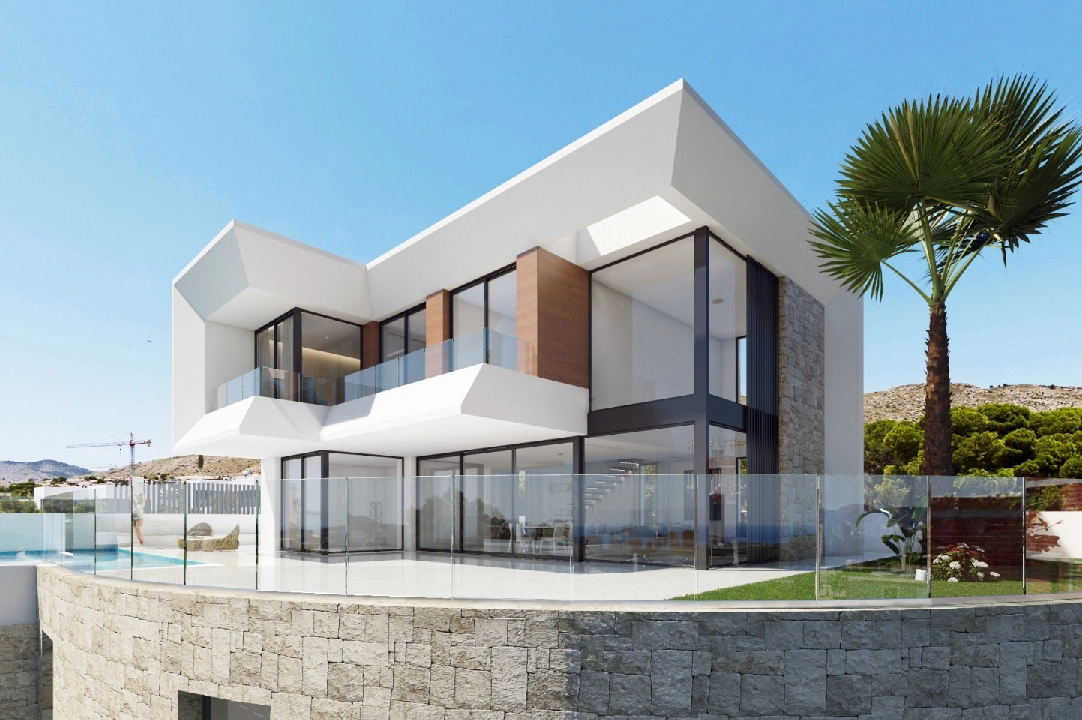 villa en Finestrat en vente, construit 526 m², ano de construccion 2024, aire acondicionado, terrain 598 m², 5 chambre, 5 salle de bains, piscina, ref.: BI-AL.H-035-15