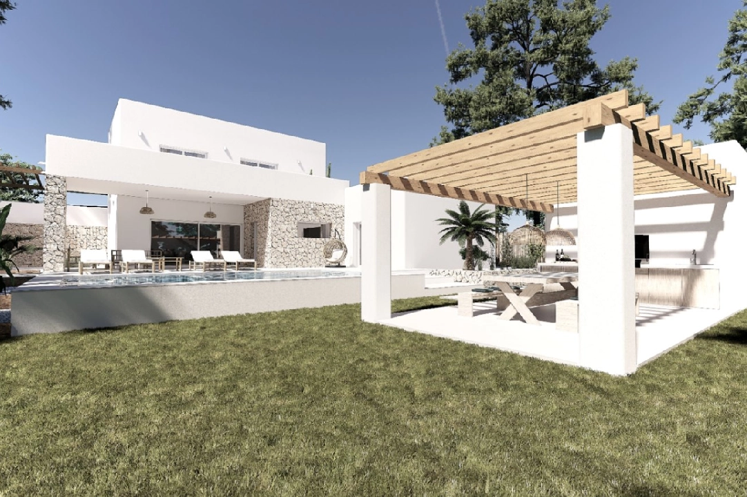 villa en Moraira en vente, construit 190 m², aire acondicionado, terrain 800 m², 4 chambre, 4 salle de bains, piscina, ref.: BI-MT.H-792-1