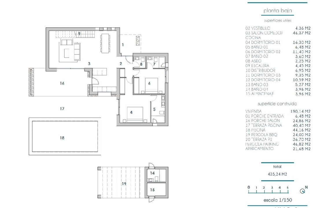 villa en Moraira en vente, construit 190 m², aire acondicionado, terrain 800 m², 4 chambre, 4 salle de bains, piscina, ref.: BI-MT.H-792-11