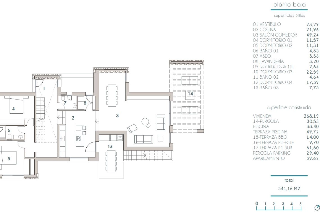 villa en Moraira en vente, construit 268 m², aire acondicionado, terrain 800 m², 4 chambre, 3 salle de bains, piscina, ref.: BI-MT.H-793-12