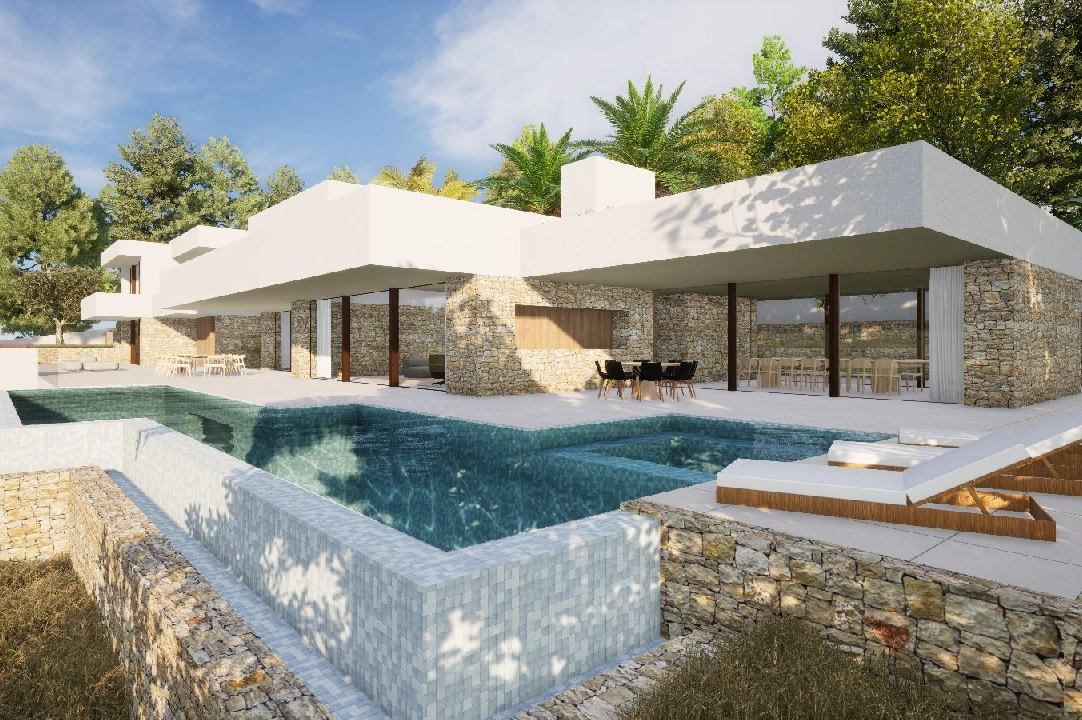 villa en Moraira en vente, construit 2264 m², aire acondicionado, terrain 2896 m², 6 salle de bains, piscina, ref.: BI-MT.H-799-1