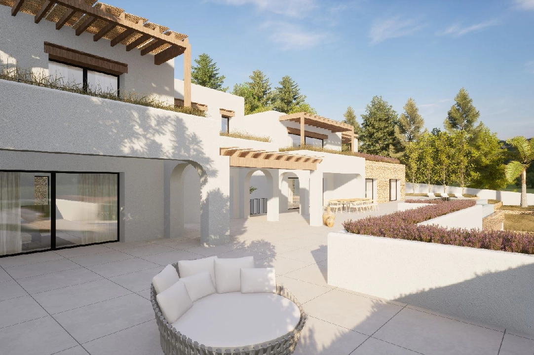 villa en Moraira en vente, construit 2264 m², ano de construccion 2024, aire acondicionado, terrain 2896 m², 6 chambre, 6 salle de bains, piscina, ref.: BI-MT.H-800-3