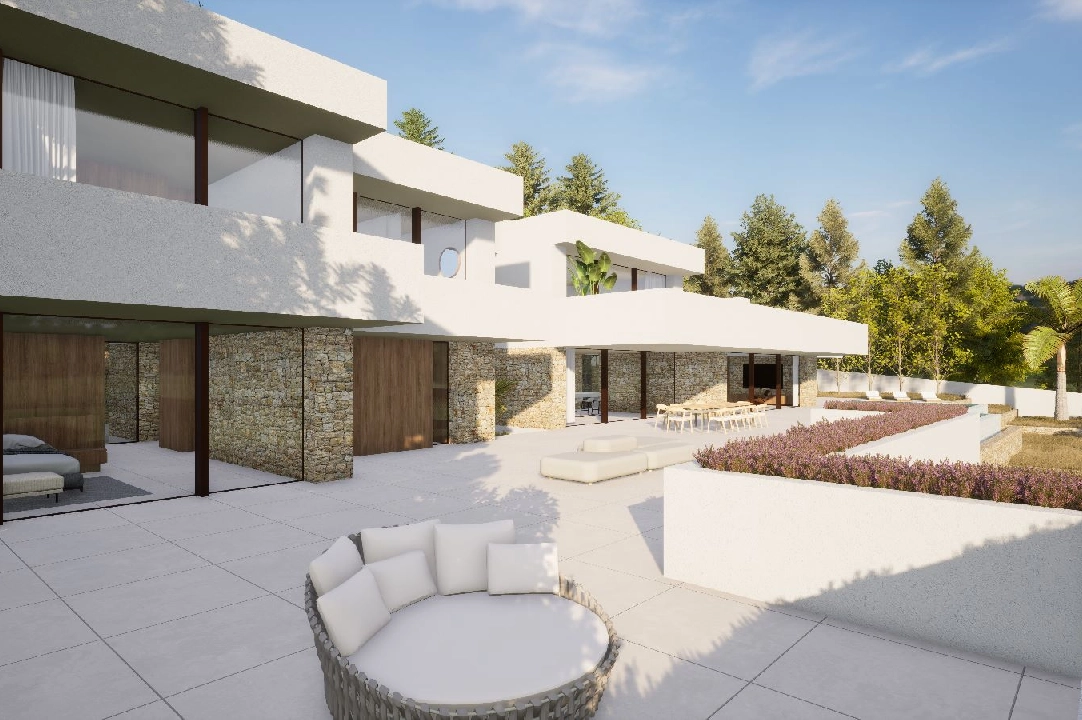 villa en Moraira en vente, construit 2264 m², ano de construccion 2024, aire acondicionado, terrain 2896 m², 6 chambre, 6 salle de bains, piscina, ref.: BI-MT.H-800-8