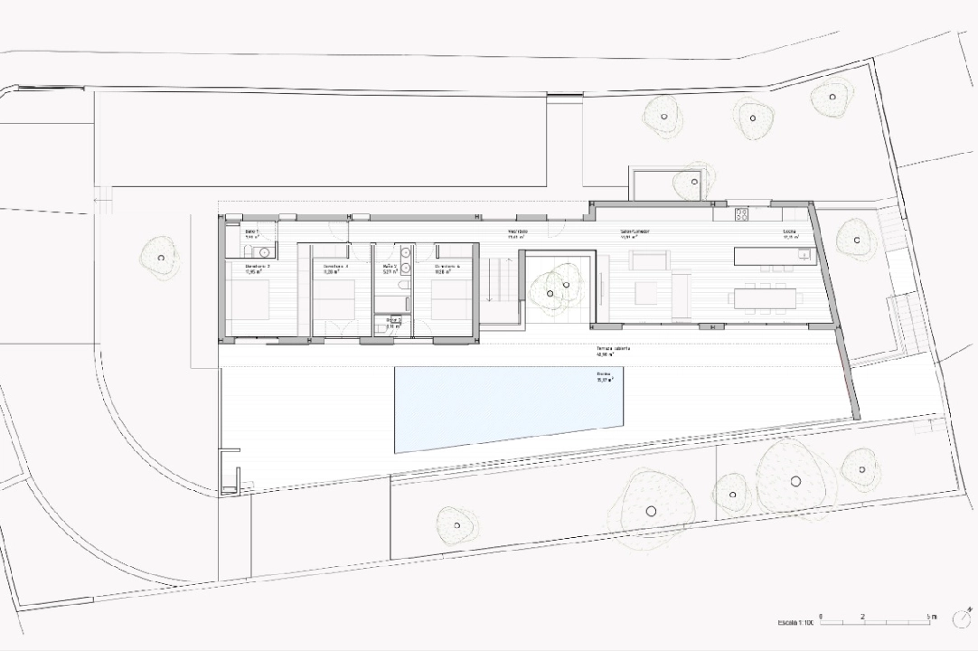 villa en Benissa(La Fustera) en vente, construit 299 m², ano de construccion 2024, aire acondicionado, terrain 950 m², 4 chambre, 3 salle de bains, piscina, ref.: BI-BE.H-909-11