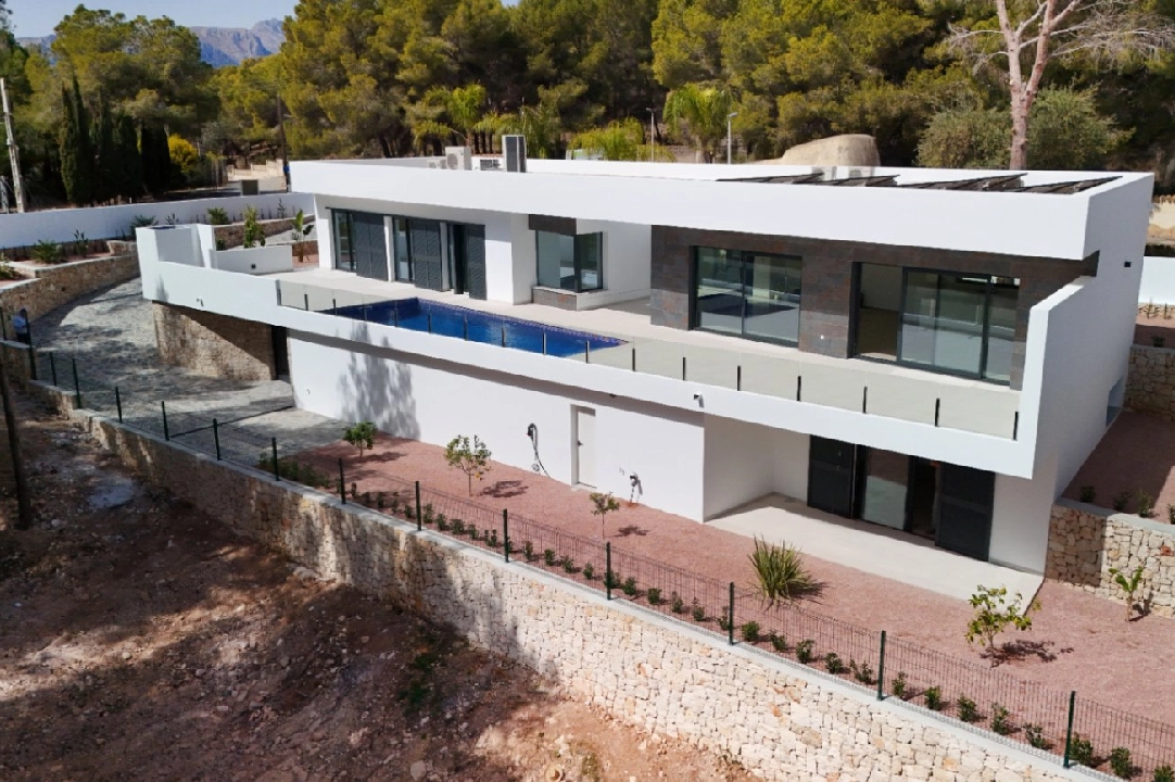 villa en Benissa(La Fustera) en vente, construit 299 m², ano de construccion 2024, aire acondicionado, terrain 950 m², 4 chambre, 3 salle de bains, piscina, ref.: BI-BE.H-909-13