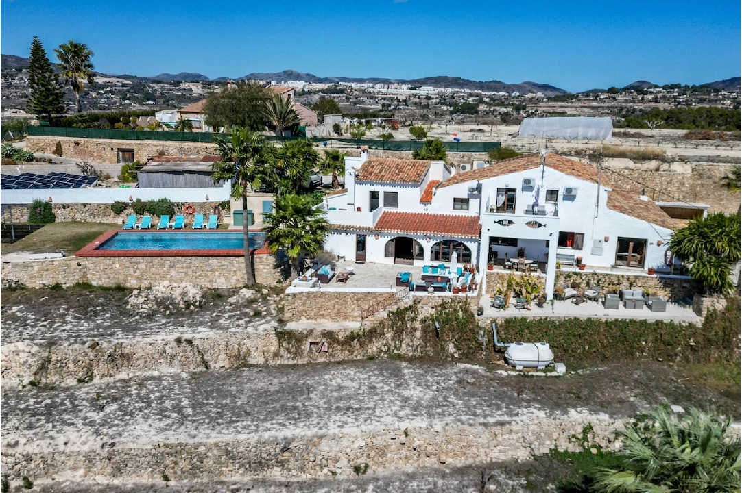 finca en Benissa(Partida Llenes) en vente, construit 426 m², aire acondicionado, terrain 5310 m², 7 chambre, 5 salle de bains, piscina, ref.: CA-F-1737-AMB-36