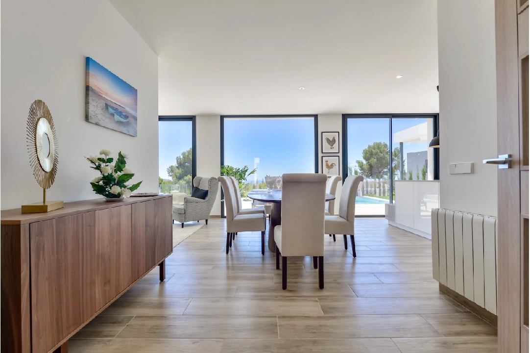 villa en Moraira(La Sabatera) en vente, construit 259 m², aire acondicionado, terrain 811 m², 4 chambre, 3 salle de bains, piscina, ref.: CA-H-1766-AMBI-3