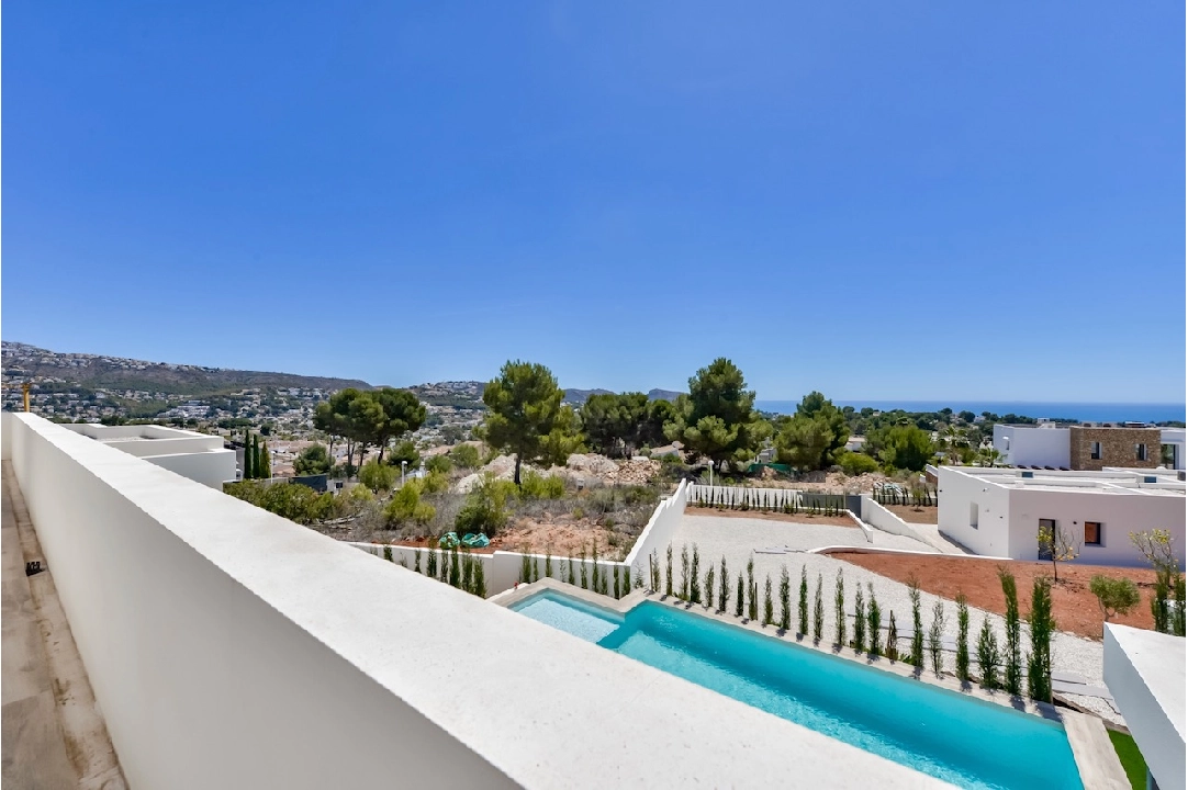 villa en Moraira(La Sabatera) en vente, construit 259 m², aire acondicionado, terrain 811 m², 4 chambre, 3 salle de bains, piscina, ref.: CA-H-1766-AMBI-36