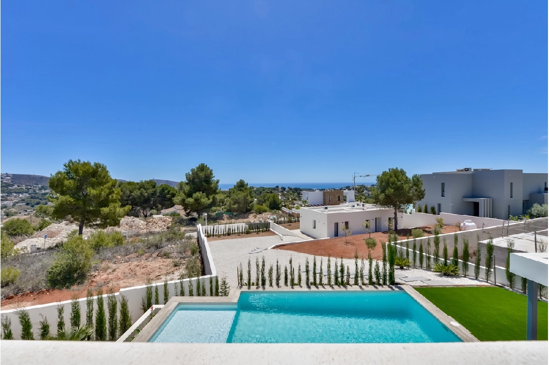 villa en Moraira(La Sabatera) en vente, construit 259 m², aire acondicionado, terrain 811 m², 4 chambre, 3 salle de bains, piscina, ref.: CA-H-1766-AMBI-40