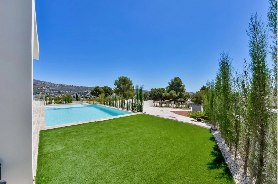 villa en Moraira(La Sabatera) en vente, construit 259 m², aire acondicionado, terrain 811 m², 4 chambre, 3 salle de bains, piscina, ref.: CA-H-1766-AMBI-41